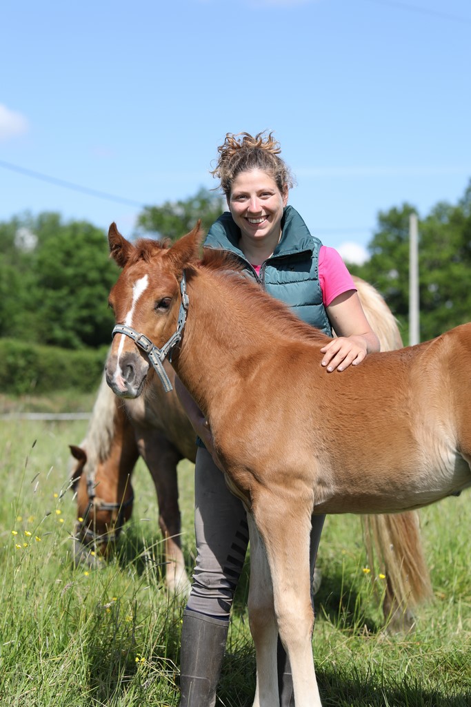 Jessica & son poulain "Lemon Tonic" (1 mois)