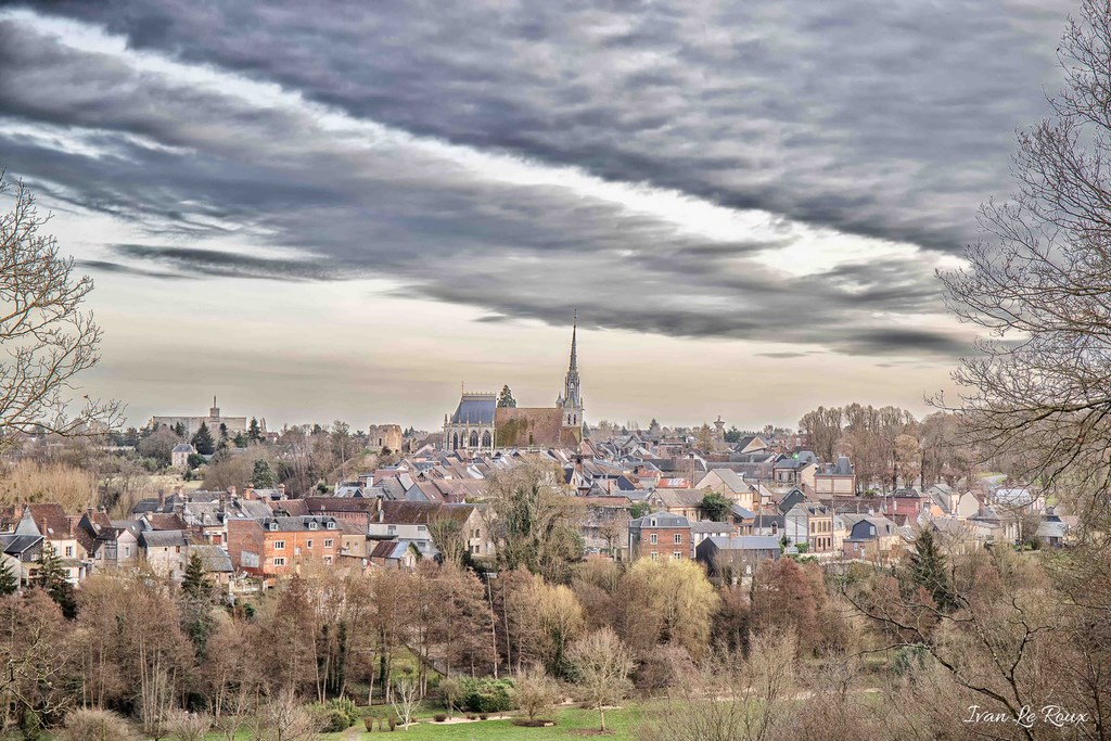 Vue sur Conches-en-Ouche (27 Eure)