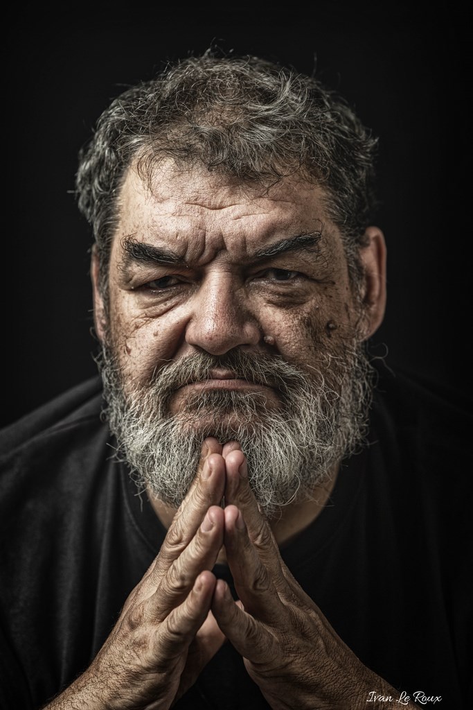 Portrait studio couleur Patrick "Méditation" - 2019