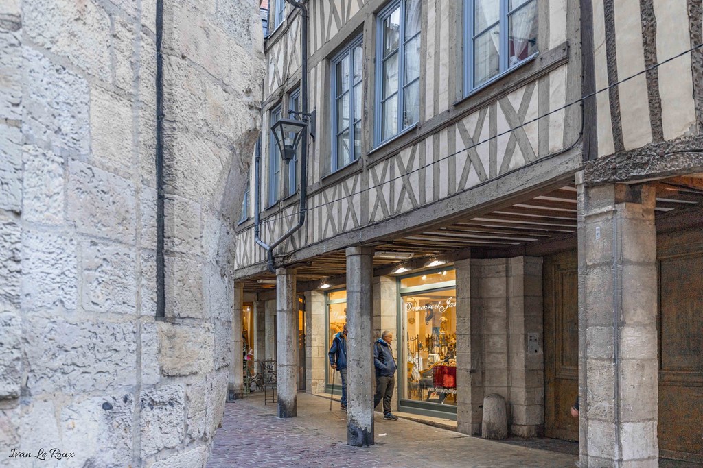 Vieux rouen maisons normandes