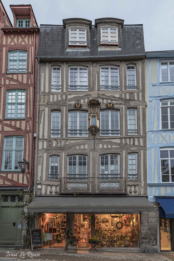 Vieux rouen maisons normandes