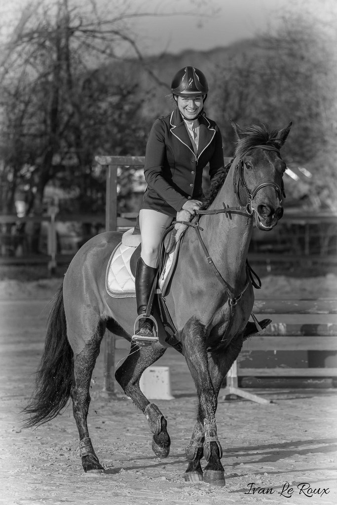Jessica LE ROUX CSO Equitation avec Déesse