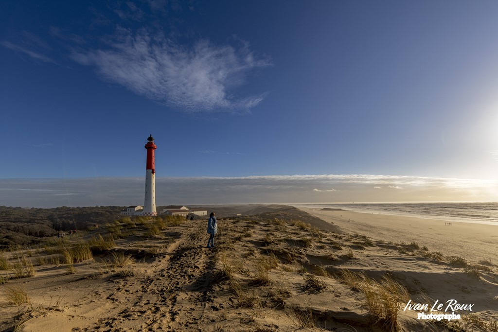 Phare de la Coubre - la Tremblade  (17) - 2022 - Canon EOS 5D Mark IV, EF 16/35mm f/4L IS USM, 16mm 1/640s, f/7.1 ISO 100  Priorité Ouverture Ivan Le Roux Photographie Charente Maritime