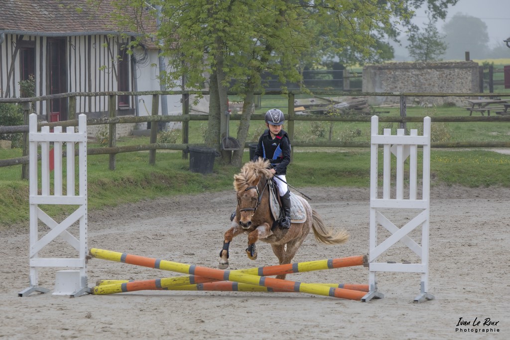 Nashawn (7 ans) sur Galipette - CSO Club de Verneuil-sur-Avre - 8 mai 2022 - photo Ivan Le Roux