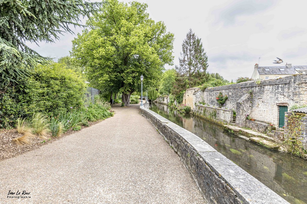 Au bord de l'Aure, Bayeux  - 2022 - Photo Ivan Le Roux