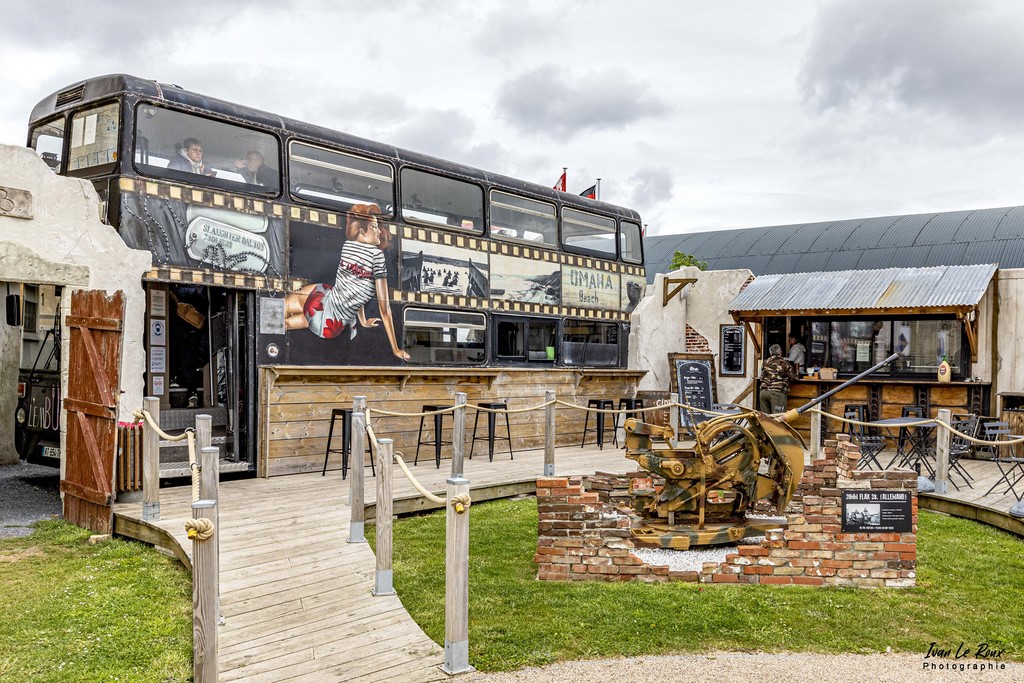 Pause déjeuner à "L'embusqué" de Vierville pour un Hamburger Normand !  - 2022