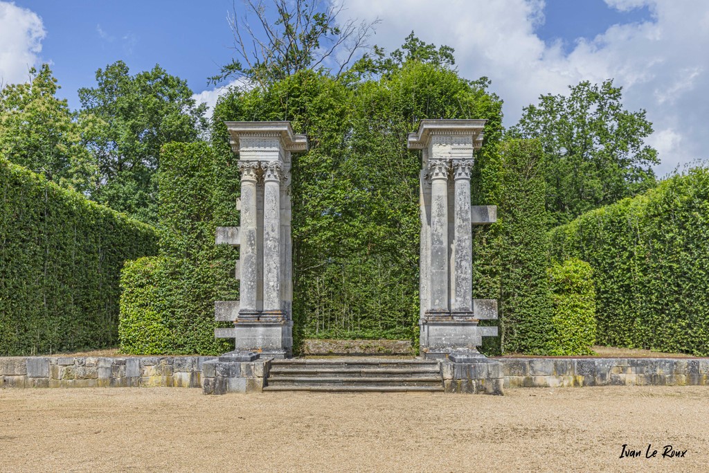 Colonnes - Château du Champ de Bataille - 2021 - Photo Ivan Le Roux