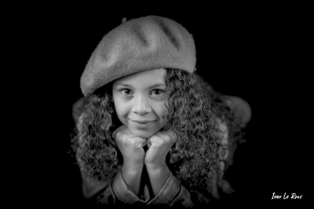 Portrait Aylina  - 2021 - Noir et blanc