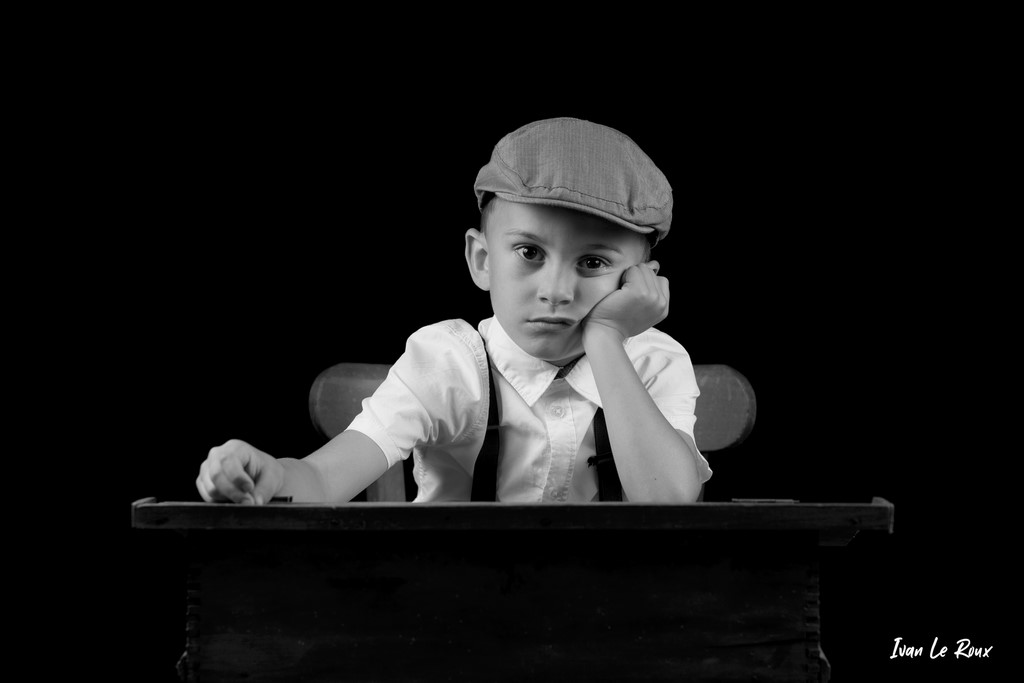 Nashawn "l'écolier"  Noir & Blanc- 2021