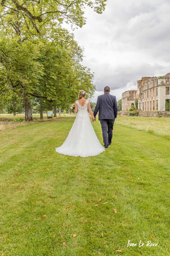 Mariage de Justine & Jérémy   - 2021 La Ferté-Vidame - photographe Ivan Le Roux