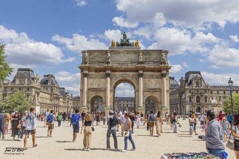 Arc de Triomphe du Caroussel - Jardin des Tuilerie - Musée du Louvre Paris - 2022  - Ivan Le Roux photos