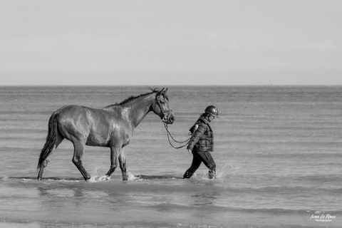 Promenade dans l'eau - Merville-Franceville (14) Ivan Le Roux Photographie
